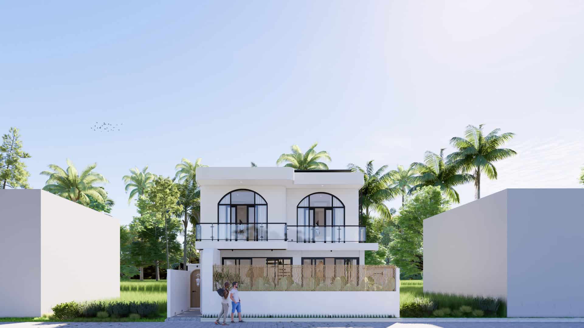 EXCLUSIVE 2 BEDROOM VILLA FOR SALE LEASEHOLD IN PERERENAN BE-1086 